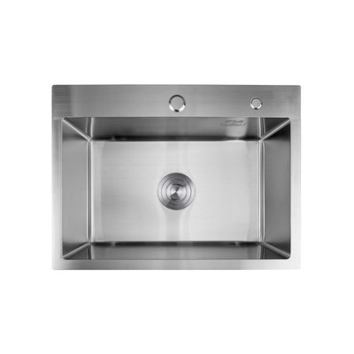 Кухонна мийка Kroner KRP Gebürstet - 5843HM (3,0/1,0 мм) CV022801 фото