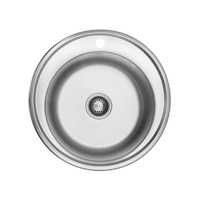 Кухонна мийка Kroner KRP Dekor - 510 (0,8 мм) CV022768 фото