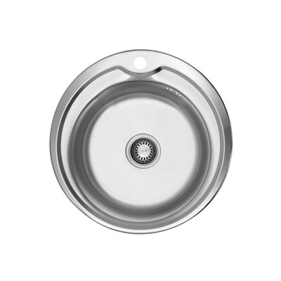 Кухонна мийка Kroner KRP Satin - 510 (0,6 мм) CV022769 фото