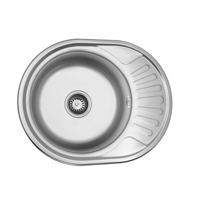 Кухонна мийка Kroner KRP Dekor - 5745 (0,6 мм) CV022771 фото
