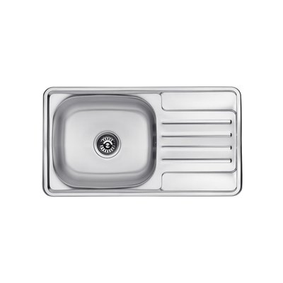 Кухонна мийка Kroner KRP Satin - 7642 (0,8 мм) CV025282 фото