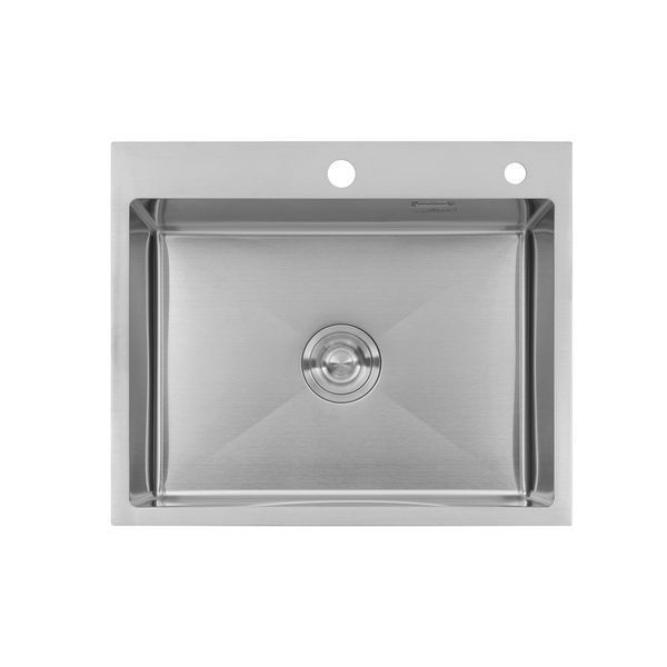 Комплект кухонна мийка Kroner Geb&uuml;rstet-6050HM + змішувач Klassisch-ESG03817BLK+ дозатор Spender-016 (CVS29786) CVS29786 фото