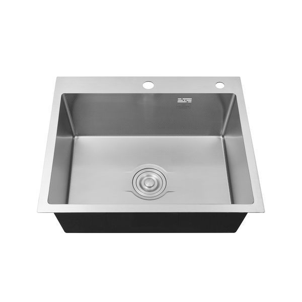 Кухонна мийка Kroner KRP Derby - 6050HM Brush (2,5/0,5 мм) (CV027237) CV027237 фото
