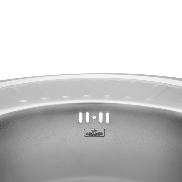 Кухонна мийка Kroner KRP Satin - 5745 (0,6 мм) CV022773 фото