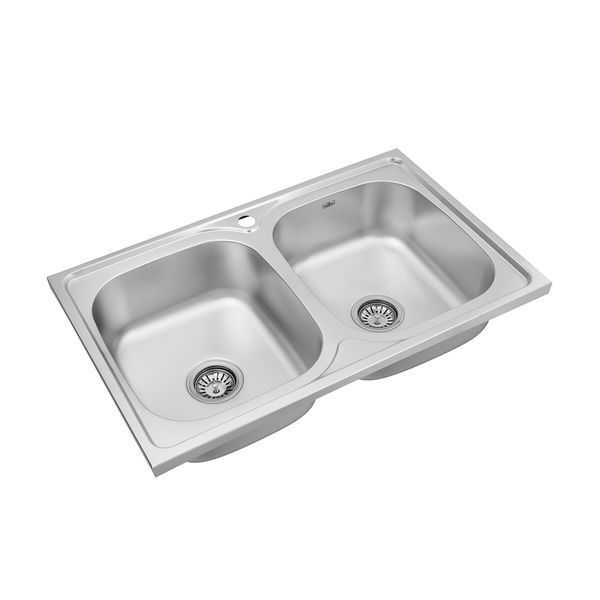 Кухонна мийка накладна Kroner KRP Satin - 5080Z (0.8 мм) (CV022822) CV022822 фото