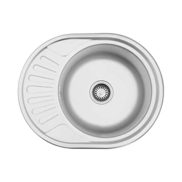 Кухонна мийка Kroner KRP Dekor - 5745 (0,8 мм) CV022774 фото