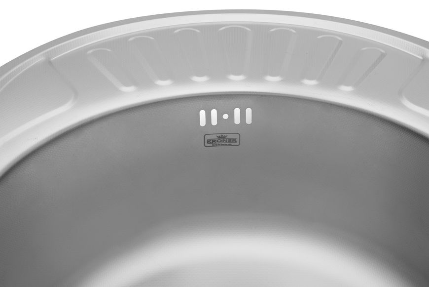 Кухонна мийка Kroner KRP Dekor - 5745 (0,8 мм) CV022774 фото