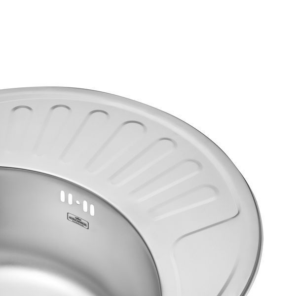 Кухонна мийка Kroner KRP Satin - 5745 (0.8 мм) (CV022775) CV022775 фото