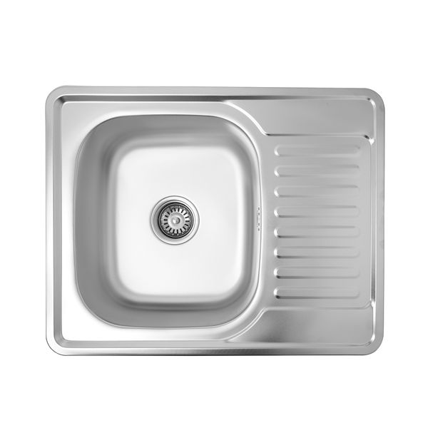 Кухонна мийка Kroner KRP Satin - 6350 (0,8 мм) CV022779 фото