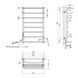 Сушарка для рушників електрична Kroner KRP Stern EL900x500-8 CV036332 фото 2