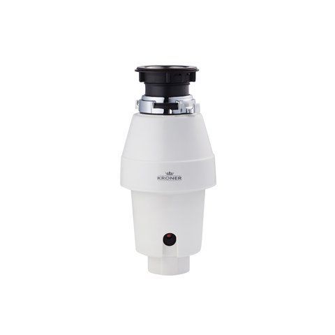 Подрібнювач харчових відходів Kroner KRP Kaiman WHI - 375W (CV028298) CV028298 фото