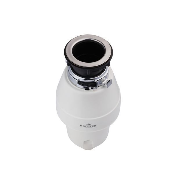 Подрібнювач харчових відходів Kroner KRP Kaiman WHI - 375W (CV028298) CV028298 фото
