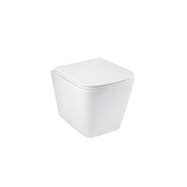 Набір 2 в 1 Kroner Eifel WHI493436 RIMLESS Slim Duroplast / Soft-close / Quick relase (CV029611) + Kroner KRP Enzo - C052 (CV023609) SET-2503-11 фото