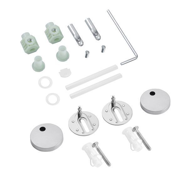 Набір 2 в 1 Kroner Eifel WHI493436 RIMLESS Slim Duroplast / Soft-close / Quick relase (CV029611) + Kroner KRP Enzo - C052 (CV023609) SET-2503-11 фото