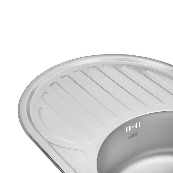 Кухонна мийка Kroner KRP Dekor - 7750 (0.8 мм) (CV022784) CV022784 фото