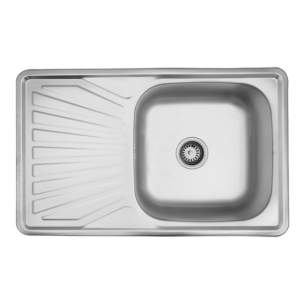 Кухонна мийка Kroner KRP Dekor - 7848 (0,8 мм) CV022785 фото