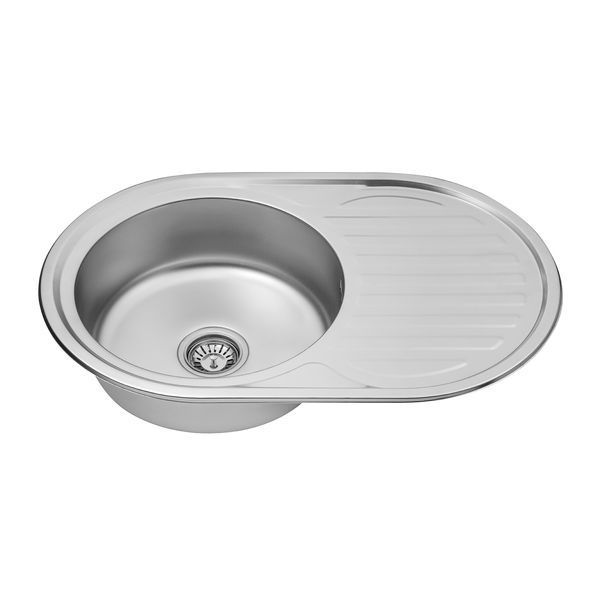 Кухонна мийка Kroner KRP Satin - 7750 (0.6 мм) (CV022787) CV022787 фото