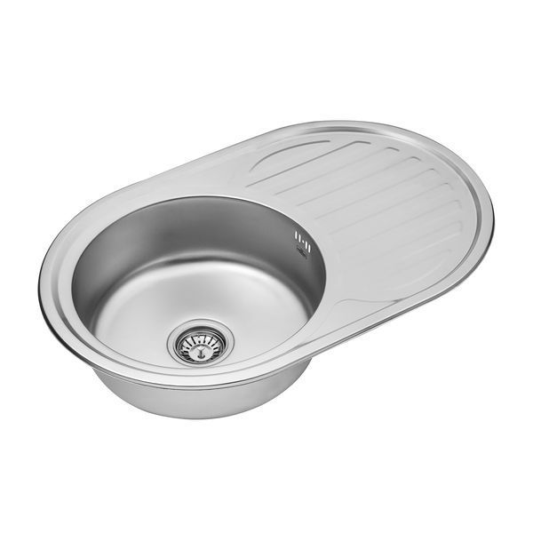Кухонна мийка Kroner KRP Satin - 7750 (0.6 мм) (CV022787) CV022787 фото