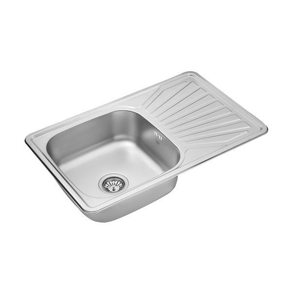 Кухонна мийка Kroner KRP Satin - 7848 (0.8 мм) (CV022789) CV022789 фото