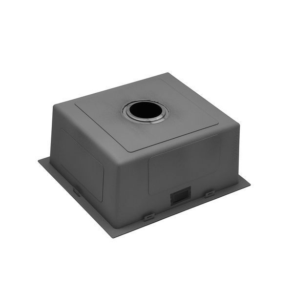 Кухонна мийка Kroner KRP Schwarze - 4843HM PVD (3.0/1.0 мм) (CV022792) CV022792 фото