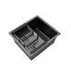 Кухонна мийка Kroner KRP Schwarze - 4843HM PVD (3.0/1.0 мм) (CV022792) CV022792 фото 6