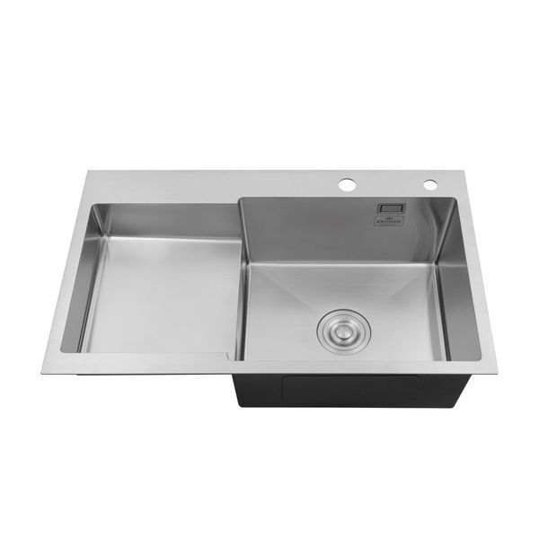 Кухонна мийка Kroner KRP Geb&uuml;rstet - 7848RHM (3.0/1.0 мм) (CV030022) CV030022 фото