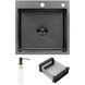 Кухонна мийка Kroner KRP Schwarze - 5050HM PVD (3.0/1.0 мм) (CV022793) CV022793 фото 1
