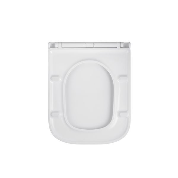 Унітаз підвісний безобідковий Kroner Eifel WHI493436 RIMLESS з сидінням Slim Duroplast / Soft-close / Quick relase (KE493436WHIR) (CV029611) CV029611 фото
