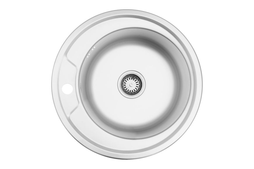 Кухонна мийка Kroner KRP Dekor - 490 (0,8 мм) CV022765 фото