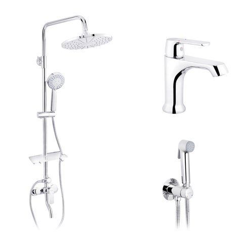 Набор 3 в 1 душова система Kroner Armada-C064K + змішувач Armada-C010 + змішувач Bidet-C082 (CVS30212) CVS30212 фото