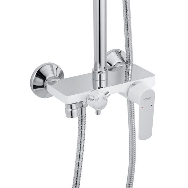 Набор 3 в 1 душова система Kroner Armada-W063 + змішувач Armada-W010 + змішувач Bidet-C082 (CVS30213) CVS30213 фото