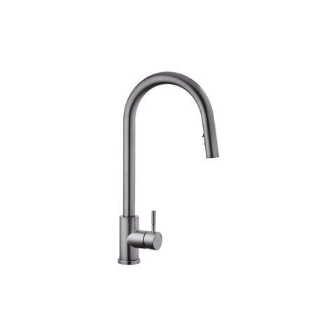 Змішувач для кухні з висувним виливом Kroner KRP Edelstahl Klassisch - PVD03915 (CV032283) CV032283 фото