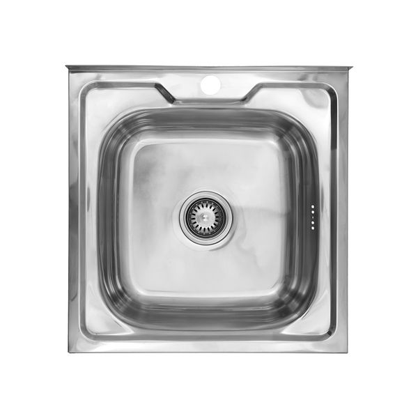 Кухонна мийка накладна Kroner KRP Polierte - 5050 (0,6 мм) CV022816 фото