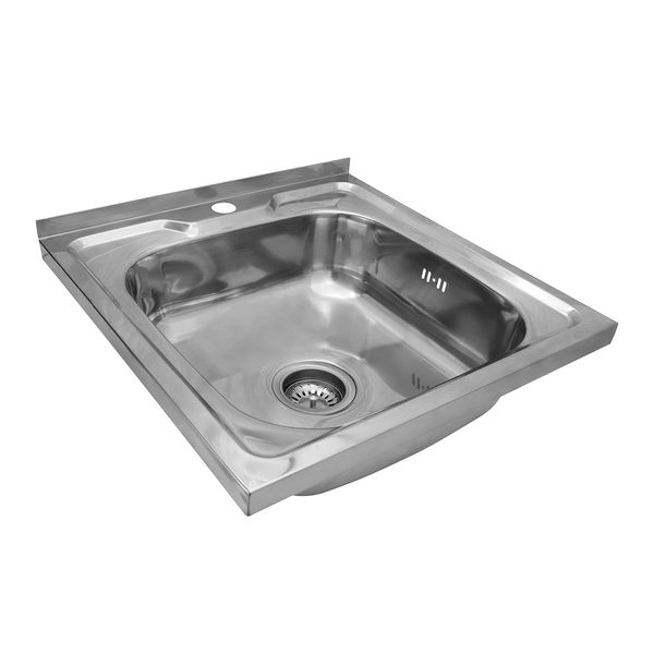 Кухонна мийка накладна Kroner KRP Polierte - 5050 (0,6 мм) CV022816 фото