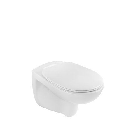 Унітаз підвісний безобідковий Kroner Oker WHI533536 RIMLESS з сидінням (KO533536WHIR) (CV033120) CV033120 фото