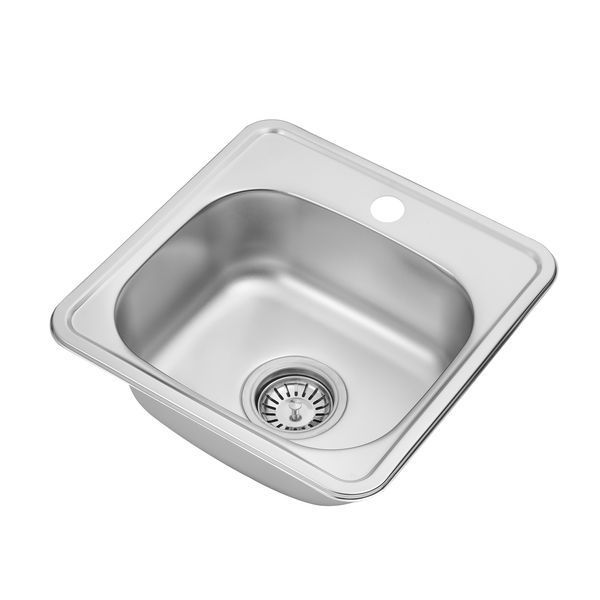 Кухонна мийка Kroner KRP Satin - 3838 (0.6 мм) (CV022756) CV022756 фото