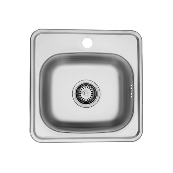 Кухонна мийка Kroner KRP Satin - 3838 (0,6 мм) CV022756 фото