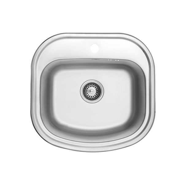 Кухонна мийка Kroner KRP Satin - 4749 (0,8 мм) CV022758 фото
