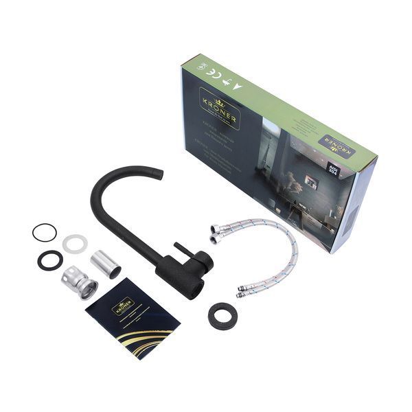 Змішувач для кухні Kroner KRP Edelstahl Komposit - SCH035 (CV027437) CV027437 фото