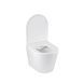 Набір 2 в 1 Kroner Armada WHI513636 RIMLESS Slim Duroplast / Soft-close / Quick relase (CV029610) + Kroner KRP Edelstahl Kubus - SCH053 (CV029969) SET-2502-3 фото 4