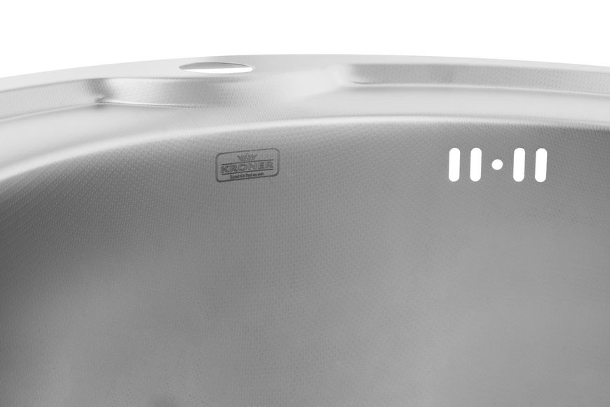 Кухонна мийка Kroner KRP Dekor - 510 (0,6 мм) CV022767 фото