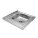 Кухонна мийка накладна Kroner KRP Satin - 6060R (0.6 мм) (CV022824) CV022824 фото 3