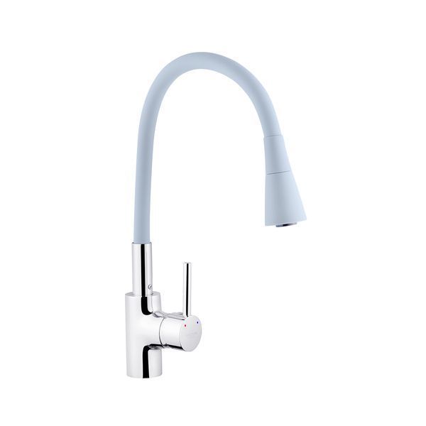 Комплект кухонна мийка Kroner Geb&uuml;rstet-6050HM + змішувач K&uuml;che-C031GRA + дозатор Spender-016 (CVS29844) CVS29844 фото