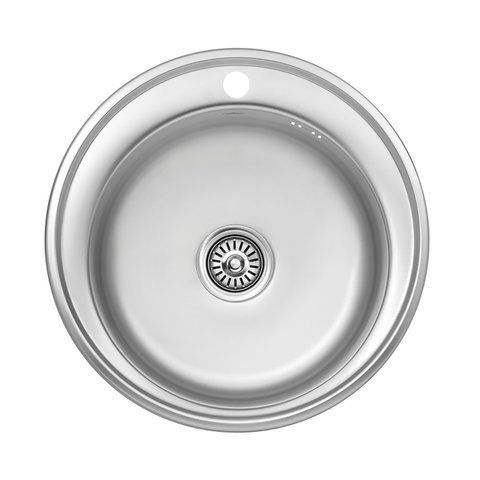 Кухонна мийка Kroner KRP Satin - 510 (0.6 мм) (CV022769) CV022769 фото