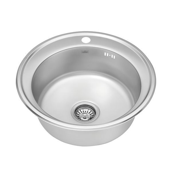 Кухонна мийка Kroner KRP Satin - 510 (0.6 мм) (CV022769) CV022769 фото
