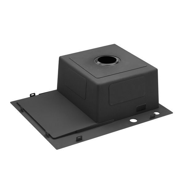 Набір 3 в 1 мийка для кухні Kroner KRP Schwarze - 6350RHM PVD (CV031323) + дозатор SET-2231-33 фото
