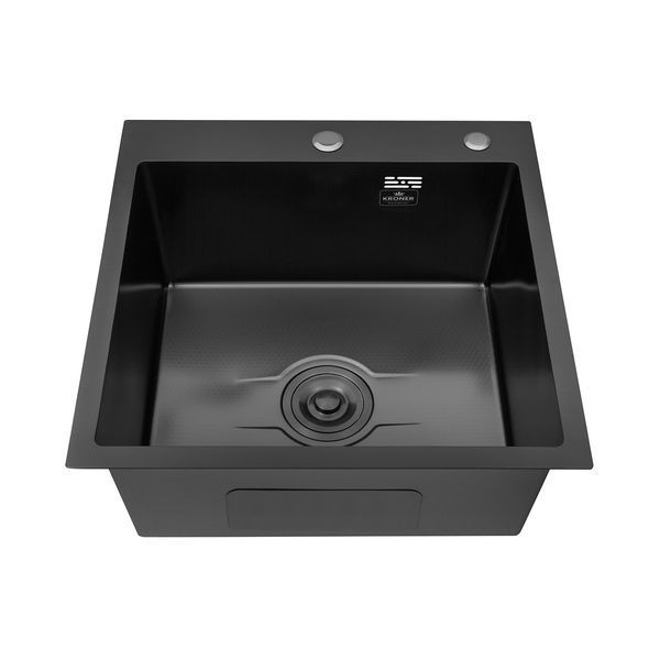 Кухонна мийка Kroner KRP Derby - 5050HM PVD (2,5/0,5 мм) (CV027240) CV027240 фото