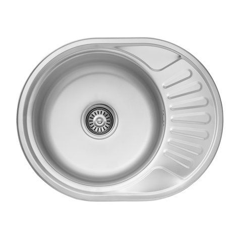 Кухонна мийка Kroner KRP Dekor - 5745 (0.6 мм) (CV022771) CV022771 фото