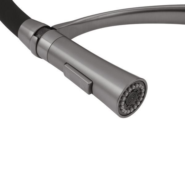 Комплект кухонна мийка Kroner Schwarze-6050HM PVD + змішувач Ersel-GRP03393BLK + дозатор Spender-026 (CVS30071) CVS30071 фото